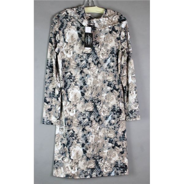 FLORAL CREAM MARVELLA FORMAL DESIGNER DRESS;