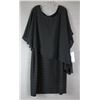Image 1 : BLACK ADRIANNA PAPELL STYLE FORMAL DESIGNER DRESS;