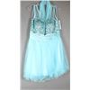 Image 1 : TURQUOISE JOLENE FORMAL DESIGNER DRESS;