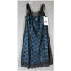 Image 1 : TEAL/ BLACK LACE JOLENE FORMAL DESIGNER DRESS;