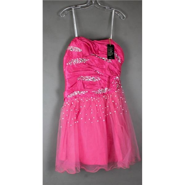 CERISE PINK JOLENE/ NOX FORMAL DESIGNER DRESS;