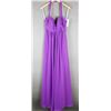 Image 1 : PURPLE ROMANTIC BRIDAL FORMAL DESIGNER DRESS;