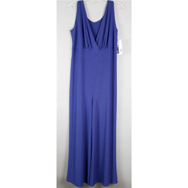 NAVY BLUE JULIA IMPEX FORMAL DESIGNER DRESS;