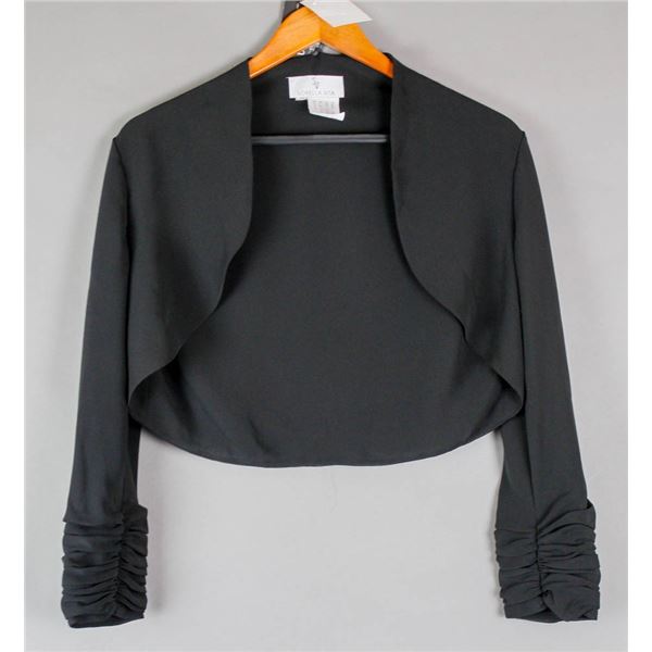 BLACK SHEER SORELLA VITA WOMEN'S FORMAL JACKET;