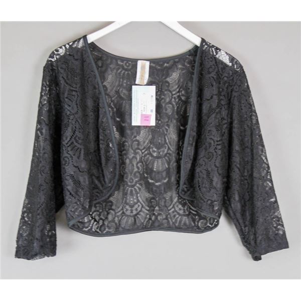 BLACK LACE DK FASHION WOMEN'S FORMAL JACKET;