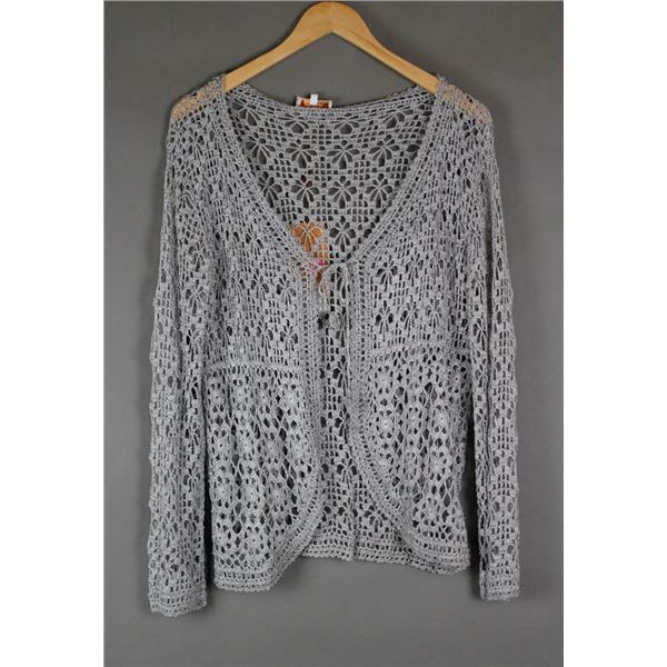 SILVER/ GRAY LACE JEUNE JEUNESSE WOMEN'S FORMAL