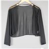Image 1 : BLACK SHEER JOLENE WOMEN'S FORMAL JACKET;