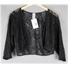 Image 1 : BLACK LACE DK FASHION WOMEN'S FORMAL JACKET;