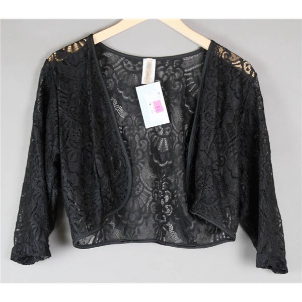BLACK LACE DK FASHION WOMEN'S FORMAL JACKET;