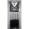 Image 1 : BLACK & WHITE FRINGE STYLE FRANK LYMAN DESIGNER