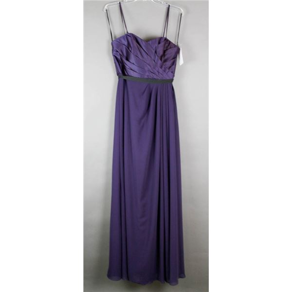 CONCORD PURPLE SORELLA VITA FORMAL DESIGNER DRESS;