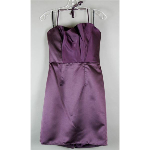 PLUM PURPLE SORELLA VITA FORMAL DESIGNER DRESS;