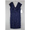 Image 1 : NAVY BLUE LACE/ SEQUENCE JS GROUP FORMAL