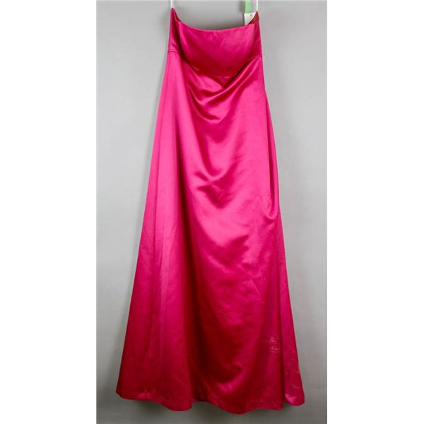 MAGENTA AFTER SIX DESIGNER DRESS; SIZE 10-