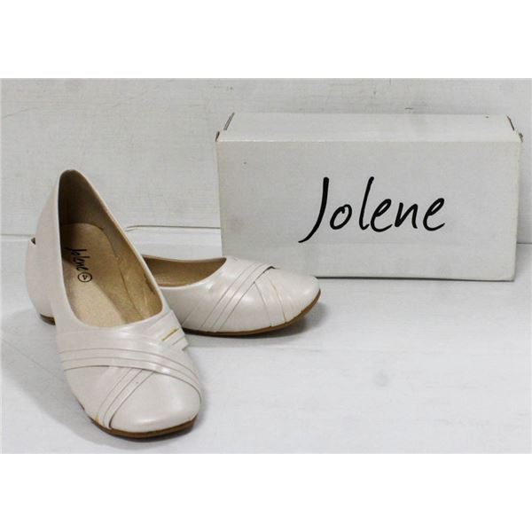 JOLENE IVORY BALLET STYLE SATIN YOUTH FORMAL SHOES