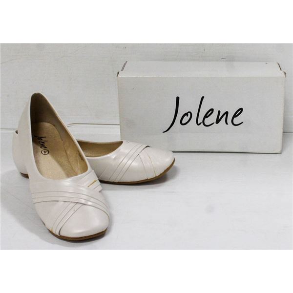 JOLENE IVORY BALLET STYLE SATIN YOUTH FORMAL SHOES