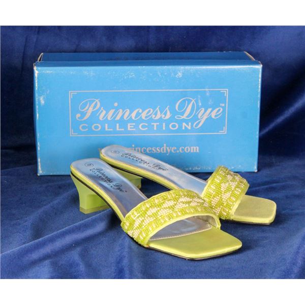 PRINCESS DYE COLLECTION LIME GREEN/ BEADED STRAP