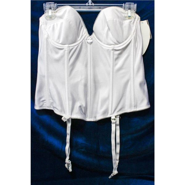 VA BIEN WHITE BRIDAL SHAPEWEAR; SIZE 32B
