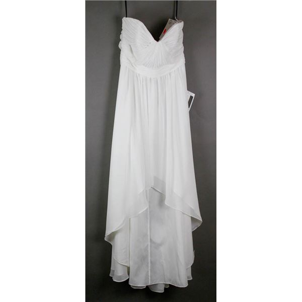 IVORY SORELLA VITA FORMAL DESIGNER DRESS; SIZE 18