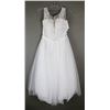 Image 1 : WHITE BONNY DESIGNER BRIDAL GOWN; SIZE 18