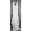 Image 2 : IVORY LACE MAGGIE DESIGNER BRIDAL GOWN; SIZE 16