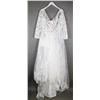 Image 1 : BONE LACE BONNY DESIGNER BRIDAL GOWN; SIZE 12
