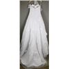 Image 2 : WHITE DAVINCI DESIGNER BRIDAL GOWN; SIZE 12