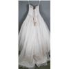 Image 2 : CHAMPAGNE ESSENCE DESIGNER BRIDAL GOWN; SIZE 14