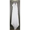Image 2 : WHITE EDDY K DESIGNER BRIDAL GOWN; SIZE 14