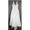 Image 1 : IVORY VENUS DESIGNER BRIDAL GOWN; SIZE 14