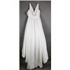 Image 2 : IVORY VENUS DESIGNER BRIDAL GOWN; SIZE 14
