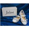 Image 1 : WHITE/ LACE JOLENE CHILDREN'S FORMAL SHOES; SIZE 2