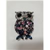 Image 1 : OWL RHINESTONE BROOCH