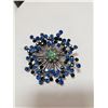 Image 1 : FIREWORK BURST RHINESTONE BROOCH