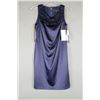 Image 1 : NAVY BLUE JUST... TAYLOR DESIGNER DRESS; SIZE 2
