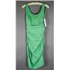 Image 1 : GREEN PAPILLION FORMAL DESIGNER DRESS; SIZE S