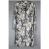 Image 1 : BEIGE/ BLACK FLORAL MARVELLA DESIGNER DRESS;