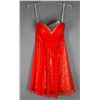 Image 1 : RED SEQUENCE JOLENE DESIGNER DRESS; SIZE SMALL