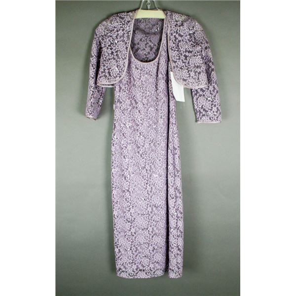 PERIWINKLE 2PC JS GROUP FORMAL DESIGNER DRESS;