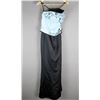 Image 1 : SKY BLUE/ BLACK FORMAL NADINE DESIGNER DRESS;