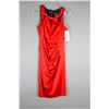 Image 1 : RED FRANK LYMAN FORMAL DESIGNER DRESS; SIZE 6