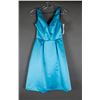 Image 1 : TEAL SORELLA VITA FORMAL DESIGNER DRESS; SIZE 6