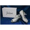 Image 1 : SILVER JOLENE CHILDREN'S FORMAL PEEP TOE HEELS;