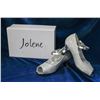 Image 1 : SILVER JOLENE CHILDREN'S FORMAL PEEP TOE HEELS;