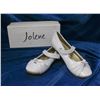 Image 1 : WHITE JOLENE CHILDREN'S FORMAL BALLET SLIPPER SHOES