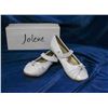 Image 1 : WHITE JOLENE CHILDREN'S FORMAL BALLET SLIPPER SHOES