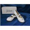 Image 1 : WHITE JOLENE CHILDREN'S FORMAL BALLET SLIPPER SHOES