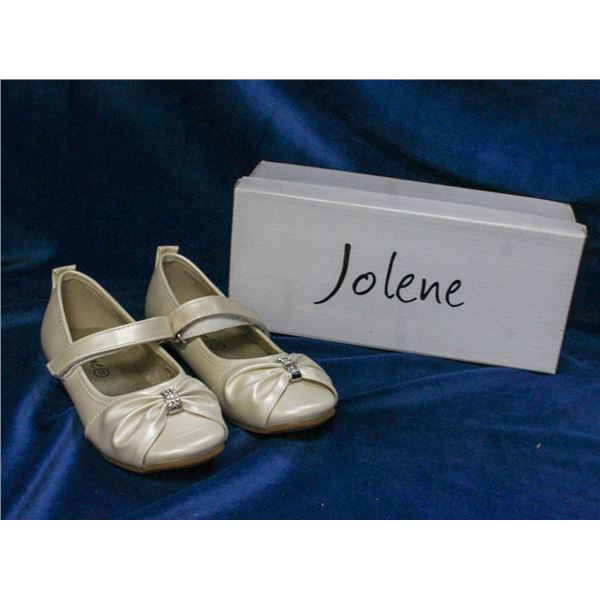 IVORY JOLENE TODDLERS FORMAL BALLET SLIPPER SHOES