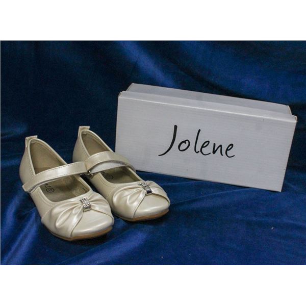 IVORY JOLENE TODDLERS FORMAL BALLET SLIPPER SHOES