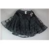 Image 1 : BLACK -CHERRY VELVET FASHION TUTU; SIZE MED